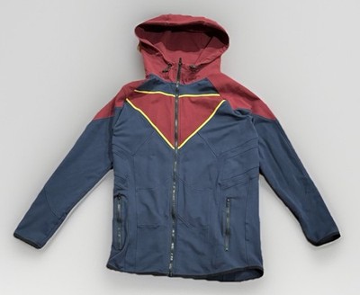 Superx THE KENT Full Zip Up Hoodie Large Clark Kent Superman Athletic Sold Out