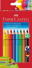 Faber-Castell 280921 Jumbo Grip Pack of 8 with Pencil and Name Field Pen, Single
