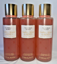 3 Golden Apricot  Honey Victoria's Secret Fragrance Mist 8.4 fl oz