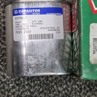 GE 370 VAC Capacitor for Appliance Applications