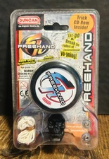Duncan Original 2003 Freehand 3580XP Black YOYO w/Black Skull-Fast Free Shipping