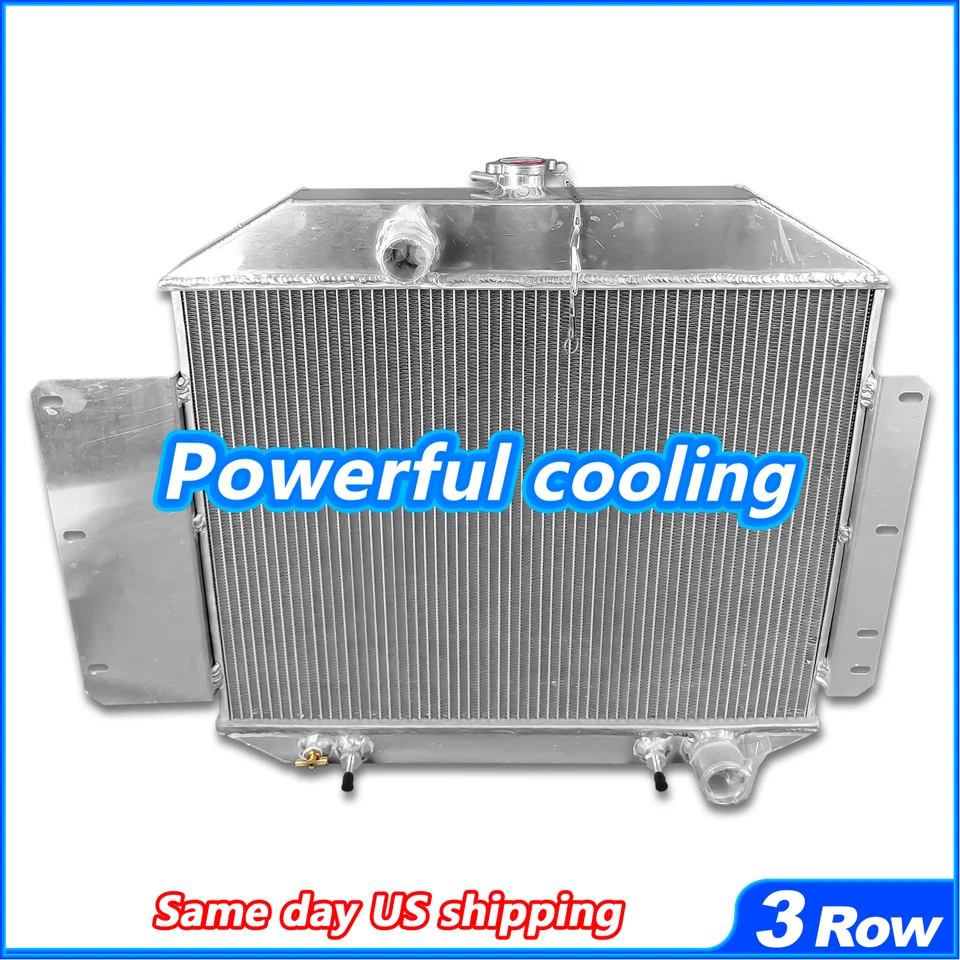 Full Aluminum Radiator for 1969 - 1974 1973 1972 1971 1970 Ford E-200 Econoline Foto 2 de 4