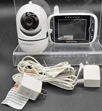 HelloBaby Video Baby Monitor HB65RX 3.2 inch LCD Screen Remote Pan Tilt Zoom