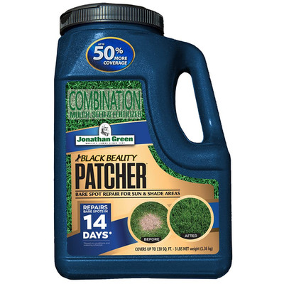 (10450) Black Beauty Patcher Lawn Bare Spot Repair for Sun & Shade Areas - Cool