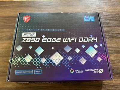 msi z690 edge wifi ddr4 motherboard