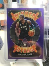 2021-22 Panini Donruss Optic - Winner Stays Dwyane Wade #10 Purple Prizm Heat