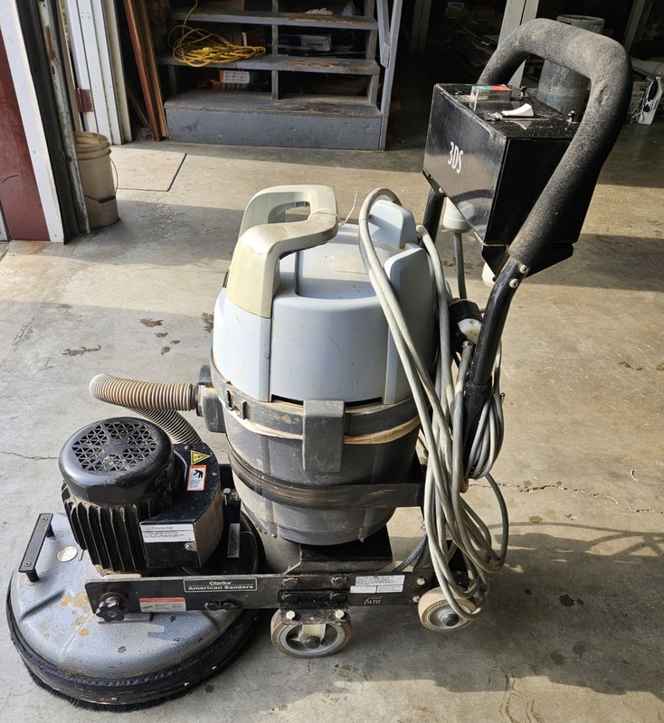 Clarke American Sanders 3DS Orbital Floor Sander with Dust Containment
