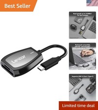 High-Speed USB 3.2 Type-C Card Reader with Dual-Slot Design for Creatives