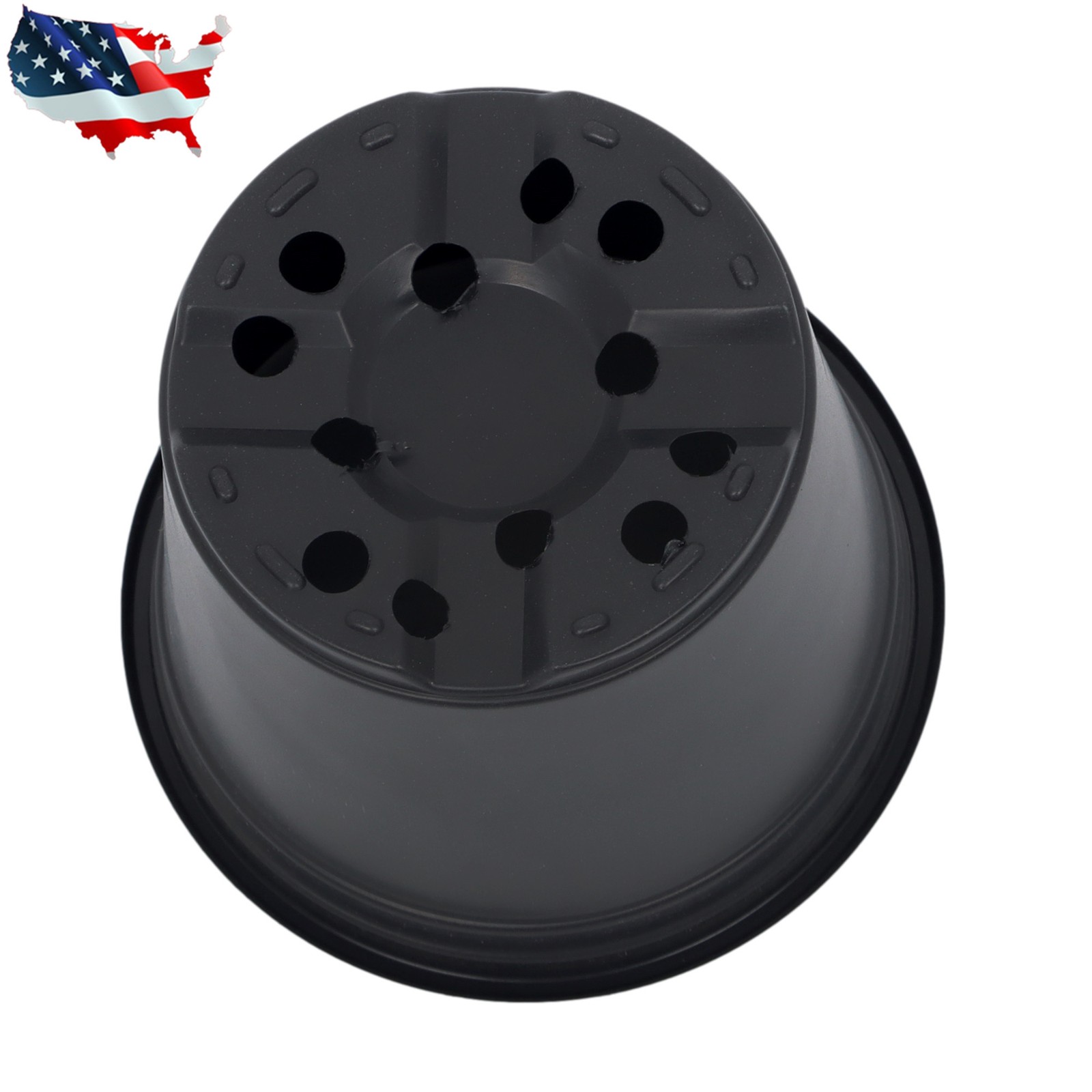 5 Inch Plastic Nursery Pot for Plant Flowers Reinforced Nursery Pots 100 PCS