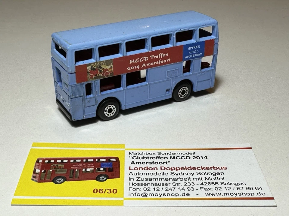 Matchbox Special Limited Edition. MB 17 Leyland Titan Bus „1 of 30“ - Bild 2 von 4