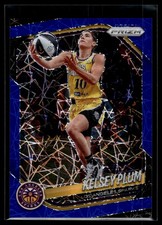 Kelsey Plum 2025 Panini Prizm WNBA Blue Velocity Prizm Card #59