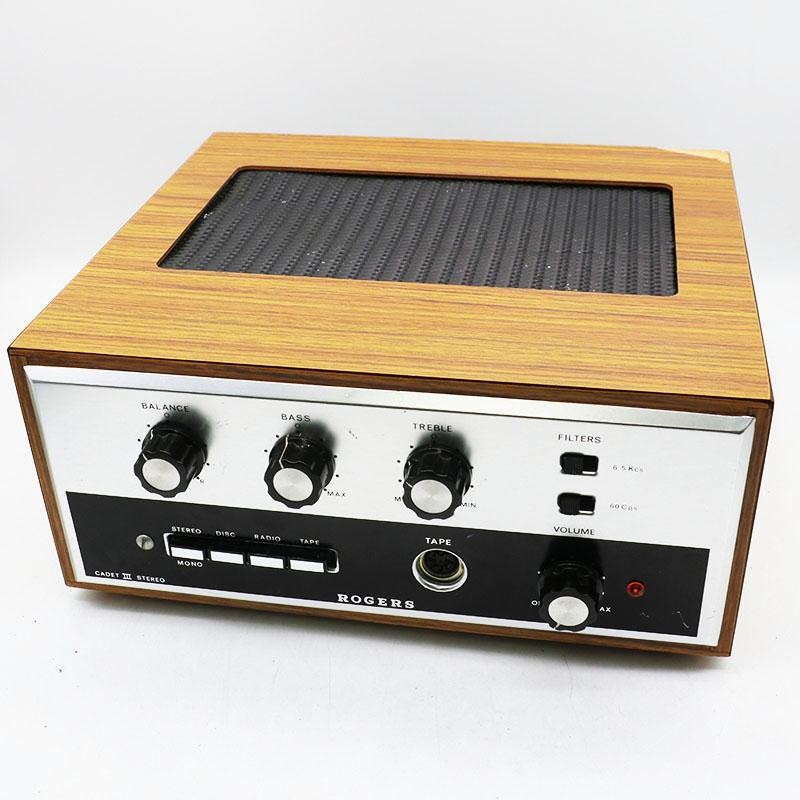 DDP ROGERS Cadet III Vacuum Tube Amplifier Vintage British AS-IS For Restoration