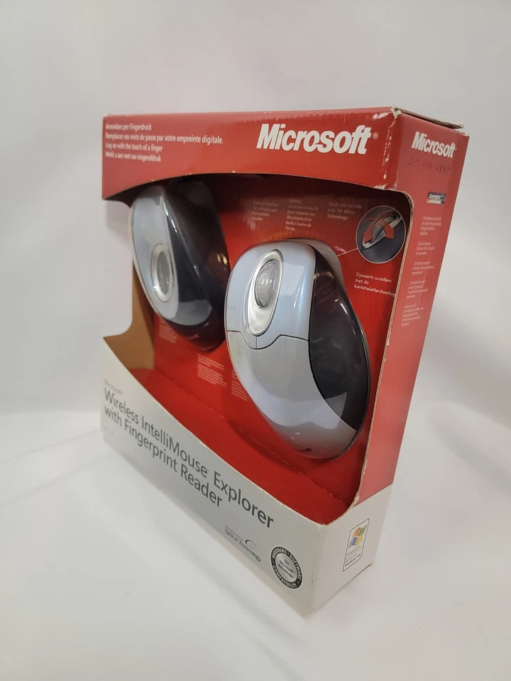 Microsoft Wireless IntelliMouse Explorer Maus 1007 mit Fingerabdruckleser 1034 - Bild 2 von 4