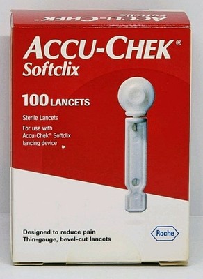Accu-Chek Softclix Lancets 100 Count New in Box Expiration 05/31/2026