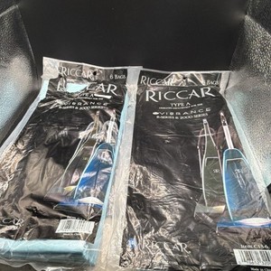 Riccar Type A Vacuum Cleaner Bags 6 Pack Fits Vibrance R-Series 2000