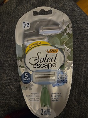 Bic Soleil Escape Women's Disposable Razors With 5 Blades 2 Ct New-Sealed