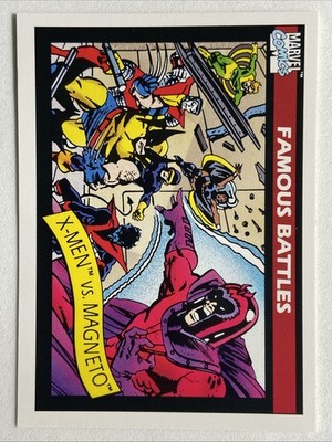 1990 Impel Marvel Comics and Super Heroes - X-Men vs Magneto - #100