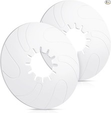 2 Pack 5th Wheel Hitch Lube Plate 12 Inch RV Camper -White- 12 Inch