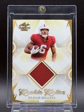 2023 Leaf Trinity - Rookie Relics Elijah Higgins #RR-12 (MEM, RC)