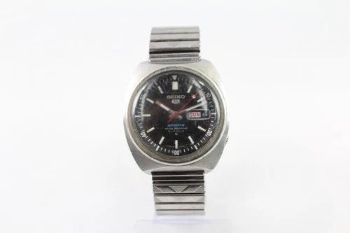 Vintage Seiko 5 Sports 70m Automatic Watch Ref 6119-6023 SPARES/REPAIRS
