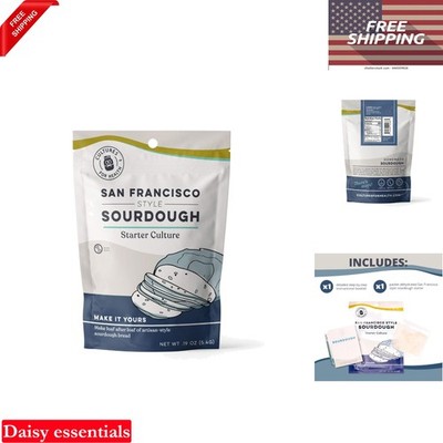 San Francisco Sourdough Starter Culture Homemade Bread Non-GMO Easy Recipe