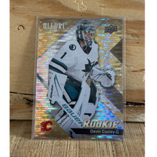 Upper Deck 2024-25 Allure Rookies Devin Cooley #133 Gold Glitter Bomb /199 RC