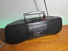 Sony CFS-B15 Portable AM/FM Radio Cassette Recorder Boombox Tested W/ Cord READ