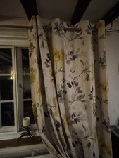 Beautiful Long Heavy Cotton Curtains By Next