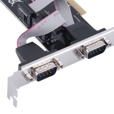 RS232 9 PIN Ports Serial PCI Expansion Card Adapter For Windows 7