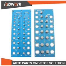 Labwork 21 Inch and 17 Metric Thread Checker Bolt and Nut Identifier Gauge