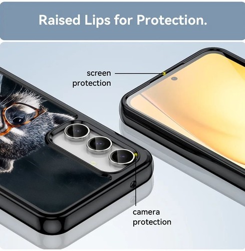 For Samsung A15 A16 S23 S24 S25 Ultra FE Shockproof smooth abstract dark badgers - 第 15/25 張圖片