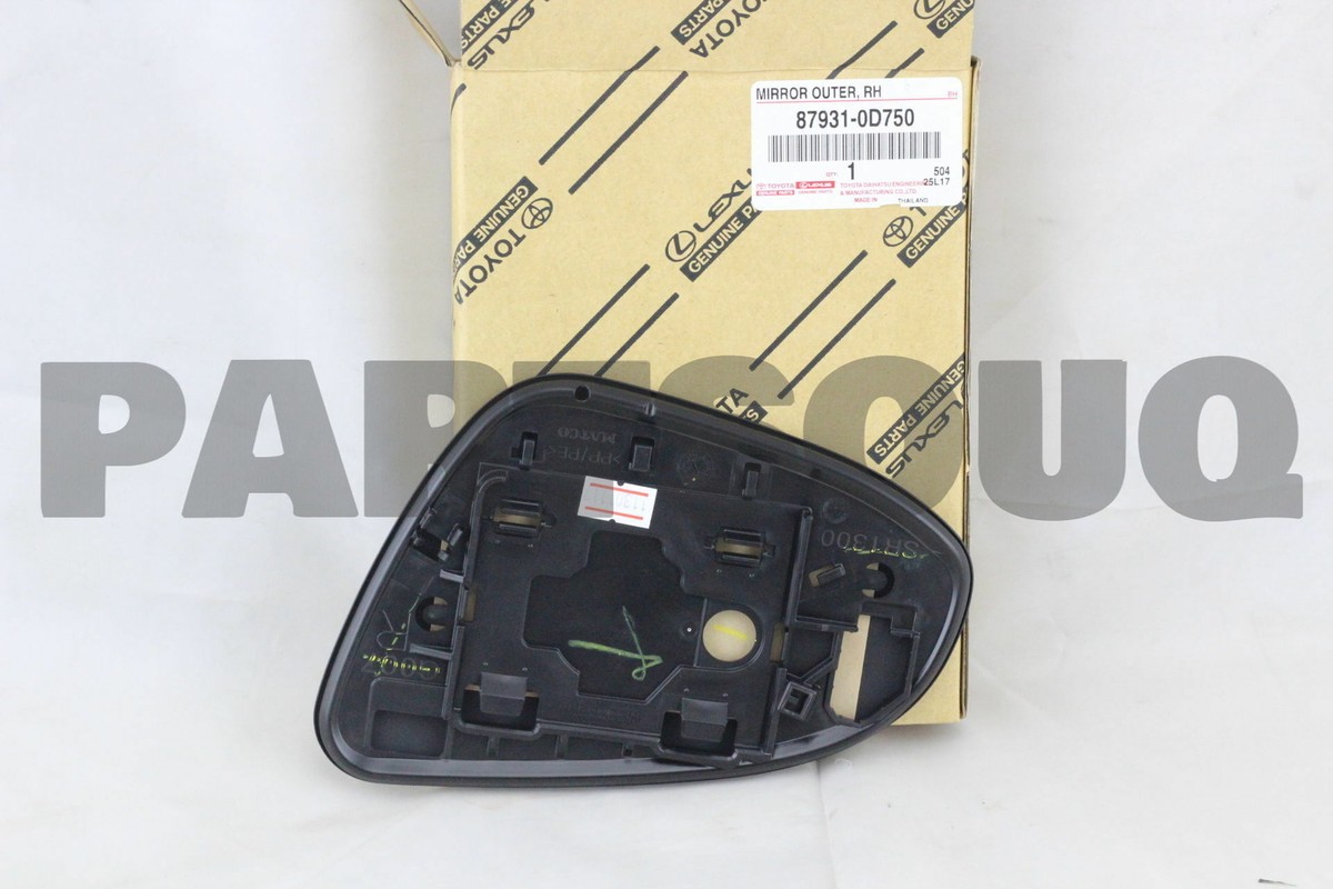 879310D750 Genuine Toyota OUTER MIRROR, RH 87931-0D750 | eBay