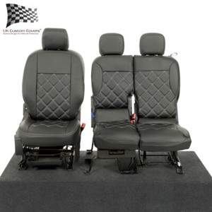 UK Custom Covers Coprisedili Anteriori Impermeabili In Nero, Modello SC105BAD3, Adatti Per Citroen Berlingo 2008-2018 - 5