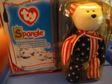 McDonalds Ty Spangle The Bear Mini Beanie Baby