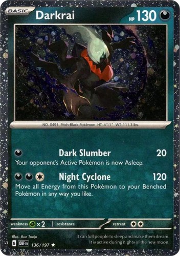 Darkrai 136/197 Holo Pokemon Trick or Trade | eBay