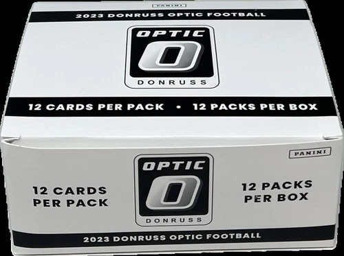 2023 Panini Donruss Optic Football Jumbo Value 12-Pack Box  Green Velocity