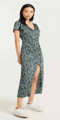 Cinq a Sept Kacydie Dark Emerald Multi Dress NWT Size 2