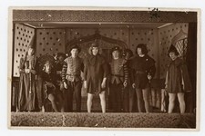 PHOTO CARD, 1928 Saint Lô theatre group live show costume actor