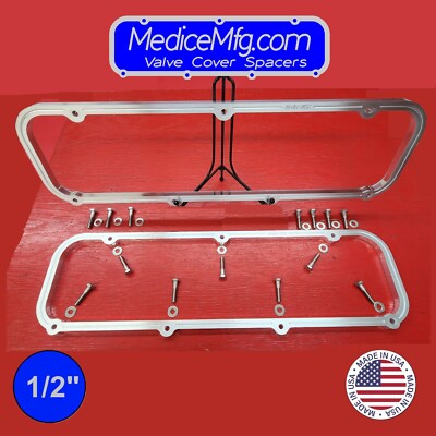 VALVE COVER SPACERS 1/2'' Inch Big Block Ford 429, 460 (7 Bolt) BBF