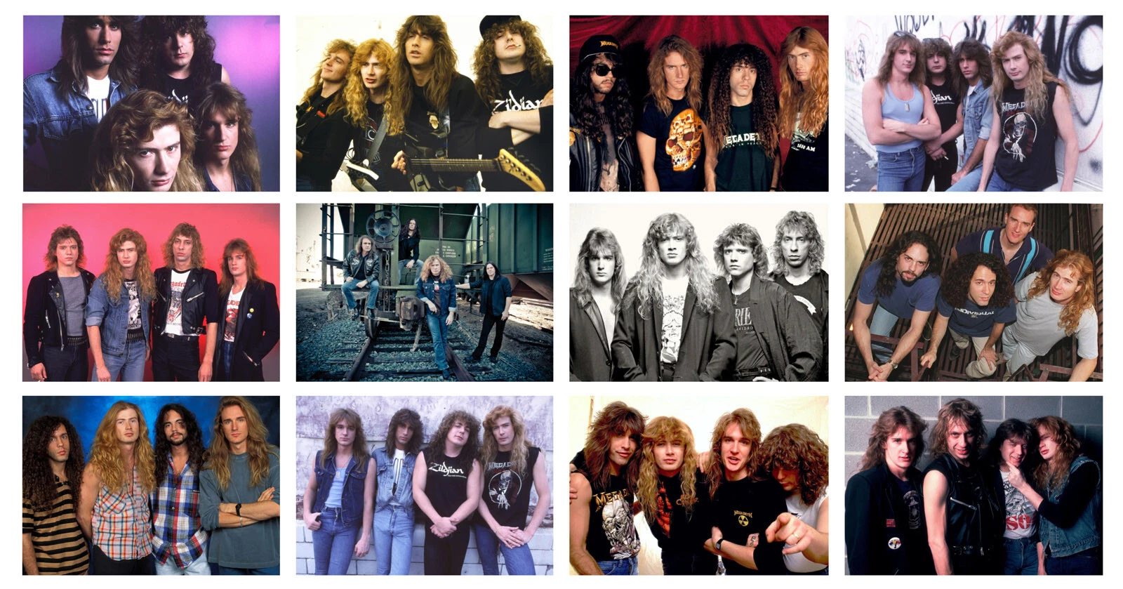 2026 Wall Calendar MEGADETH Vintage Music Photo Posters