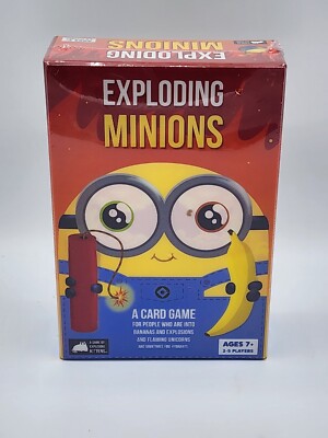 Exploding Minions Special Edition Card Game Exploding Kittens Dispicable Me