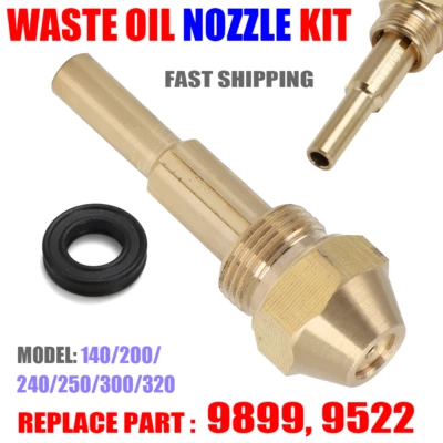 ZLYTOMORCYAL Waste Oil Heater Parts For LANAIR all MX, HI 320/140 burner nozzle, fuel PN 9899
