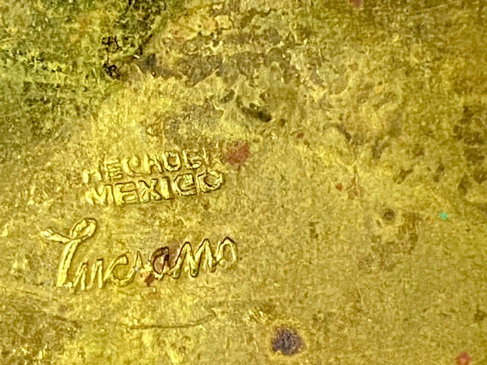 Luciano Brutalist Modernist Rectangular Metal Vin… - image 5