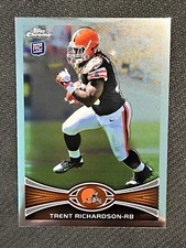 2012 Topps Chrome Football Trent Richardson Cleveland Browns Rookie RC #23