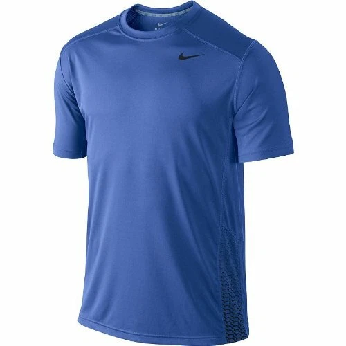 NWT Nike Training Dri-FIT Zoned Cooling Mesh Mens T-Shirt Blue, Large
