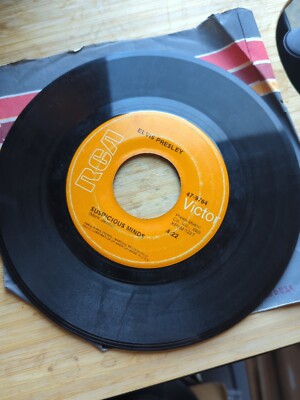 ELVIS PRESLEY - Suspicious Minds / You'll Think Of Me - RCA 47-9764 GOOD+ F236