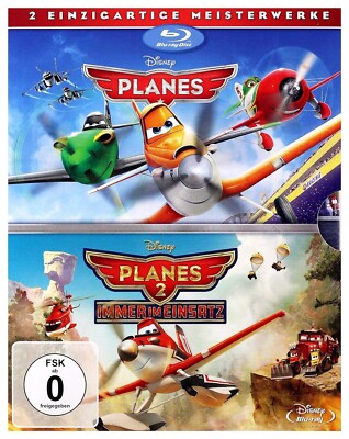 Planes + Planes 2 Doppelpack - Blu-ray NEU + OVP