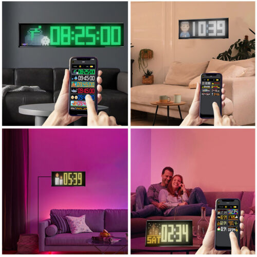 APP Programmable Car LED Sign Moving Scrolling Message Display Board Screen RGB - Picture 11 of 22