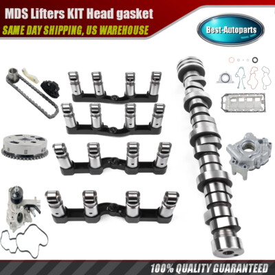 Engine MDS Lifters Camshaft Head Gaskets Bolt Fits 2009-2019 Dodge Ram 1500 5.7L