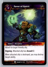 2011 World of Warcraft TCG: Twilight the Dragons Favor of Spirit #62